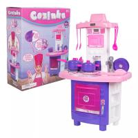 Kit Cozinha Fogão Infantil De Brinquedo Completa Sai Água