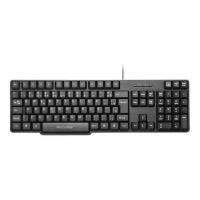 Teclado Multilaser TC213 QWERTY português Brasil cor preto