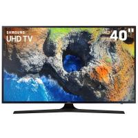 Smart TV LED 40" UHD 4K Samsung 40MU6100 com HDR Premium, Plataforma Smart Tizen, Smart View, Espelhamento de Tela, Steam Link, 3 HDMI e 2 USB