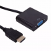 Cabo Adaptador Hdmi Para Vga Para Tv Pc Xbox360 Notebook com envio rápido - JD Atacado