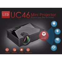 Mini Projetor Led Profissional 1200 Lumen Wifi Miracast Uc46