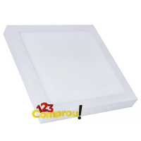 Painel Plafon 25w Quadrado Sobrepor Super Led Branco Frio