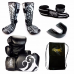 Kit- Muaythai Spank Preto (luva, Caneleira, Bandagem, Bucal) com envio rápido - JD Atacado