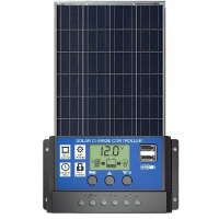 Kit Painel Placa Controlador Solar Fotovoltaica 150w Watts