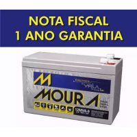 Kit 4 Bateria 12v 9ah Moura Equip Eletricos, Nobreak.