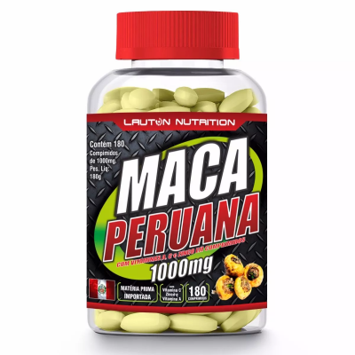 Maca Peruana 1000mg - 180 Tabs - Lauton Nutrition com envio rápido - JD Atacado