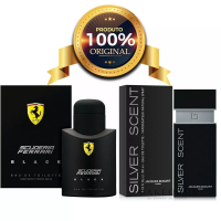 Ferrari Black Scuderia 125ml + Silver Scent 100ml Originais