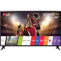 Smart TV LED 49" LG 49LJ5500 Full HD Conversor Digital Wi-Fi integrado 1 USB 2 HDMI webOS 3.5 Sistema de Som Virtual Surround Plus