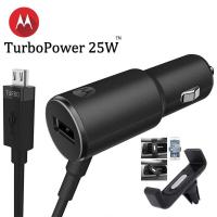 Carregador Turbopower 25w Veicular + Cabo + Suport Uber Taxi