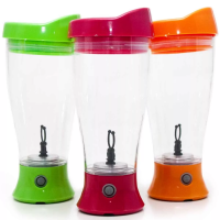 Coqueteleira 400ml Garrafa Squeeze Shaker Elétrica Mixer