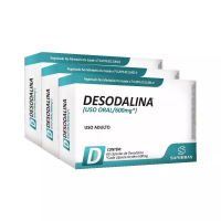 Kit 3x Emagrecedor Desodalina 600mg - 60 Cápsulas - Sanibras