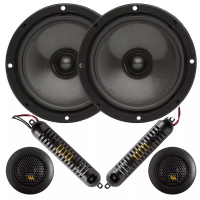 Kit Duas Vias 6' Bravox 190w Rms Cs60bk Crossover E Tweeter