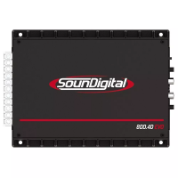 Modulo Sd 800x 4 Amplificador 800w Rms 4 Canais Soundigital