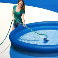 Kit De Limpeza Manutenção Piscina Intex Aspirador Peneira !