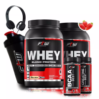 Kit 2x Whey Proten Bcaa Creatina Ftw Todos Os Sabores!!!