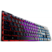 Teclado Gamer Semi Mecânico Led Muda Cor Ultra Fino Slim Usb