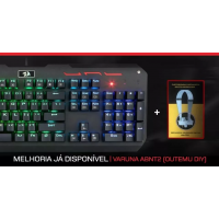 Teclado Gaming Redragon Varuna Mecânico Rgb, K559 Abnt2