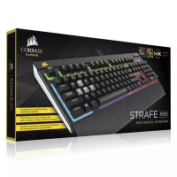 Teclado Mecânico Corsair Gamer Strafe Rgb Cherry Red Abnt2