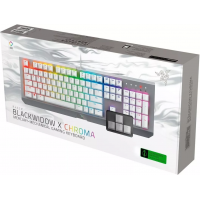 Teclado Razer Blackwidow X Chroma Mercury Branco