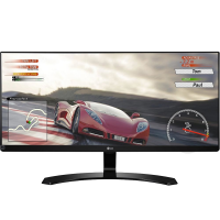 Monitor LG 29 Full HD IPS LED UltraWide 21:9 HDMI Preto - 29UM68-P