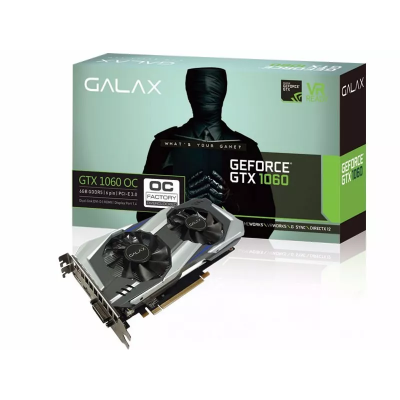 Placa De Vídeo Galax Gtx1060 6gb Oc Dual Fan 60nrh7dsl9oc com envio rápido - JD Atacado