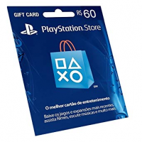 Cartão Playstation Store Brasil 60 Reais Psn Brasileira Br