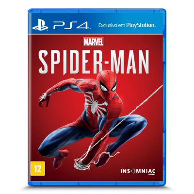 Jogo Marvel Spider Man - Homem Aranha - Spiderman Ps4 com envio rápido - JD Atacado