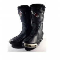 Bota Motociclista Forza Long Rider Couro Bovino Esportiva Gp