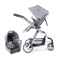 Travel System - Mobi Grey Denim - Silver - Safety 1st