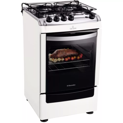 Fogão 4 Bocas Chef Super 52SB Branco Bivolt - Electrolux com envio rápido - JD Atacado