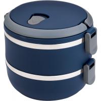 Marmita dupla Lunch Box Azul, LB1234-AZ , Euro Home