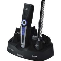 Aparador de Pêlos Philco Multigroom - 7 Funções em 1 Aparelho, Acompanha porta Acessórios - Bivolt