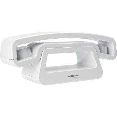 Telefone sem Fio Intelbras TS 8120 Branco com Identificador de Chamadas, Display Luminoso, Viva-voz e Agenda para 100 contatos com envio rápido - JD Atacado