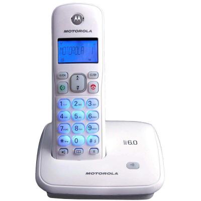 Telefone sem Fio Motorola Auri 3500W, DECT 6.0, Visor e Teclado Luminoso, Identificador de Chamadas, Viva-voz com envio rápido - JD Atacado