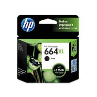 Cartucho de Tinta INK Advantage HP Suprimentos F6V31AB HP 664XL Preto 8,5 ML