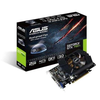 Placa De Vídeo Asus Geforce GTX750TI 2GD DDR5 128bits - GTX750TI-PH-2GD5 com envio rápido - JD Atacado