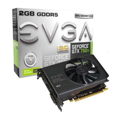 Placa de Vídeo EVGA GeForce GTX750TI, 2GB, DDR5, 128bit, PCI-Express 3.0 02G-P4-3753-KR com envio rápido - JD Atacado