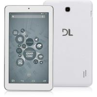 Tablet DL X Quad Core Tela 7” Android 5.1 Lollipop 8GB Wi-Fi Branco Quad Core