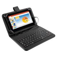 Tablet Multilaser M7S Preto com Teclado e Capa Quad Core Android 4.4 Kit Kat Câmera 2.0MP Wi-Fi Tela 7' Memória 8GB NB196