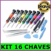 Kit Chaves Ferramenta 16 Peças Abrir Celular Iphone Android