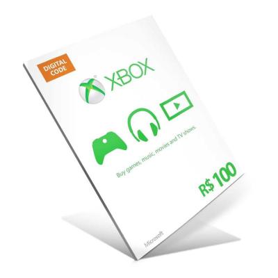 Cartão Presente Microsoft Points Xbox Brasil R$ 100 Reais com envio rápido - JD Atacado