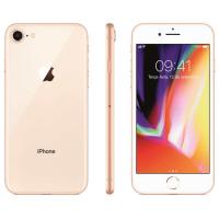 iPhone 8 Apple com , Tela Retina HD de 4,7”, iOS 11, Câmera de 12 MP, Resistente à Água, Wi-Fi, 4G LTE e NFC - Dourado